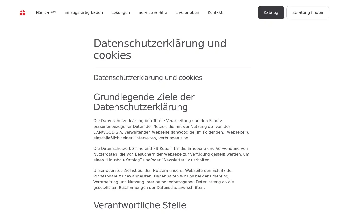 Screenshot of ruhr-westfalen.danwood.de