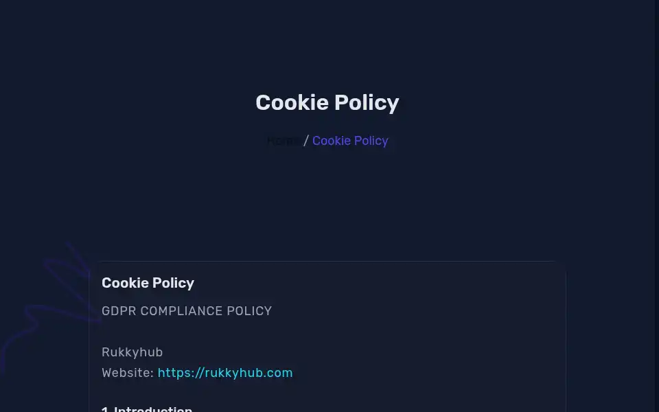 Screenshot of rukkyhub.com