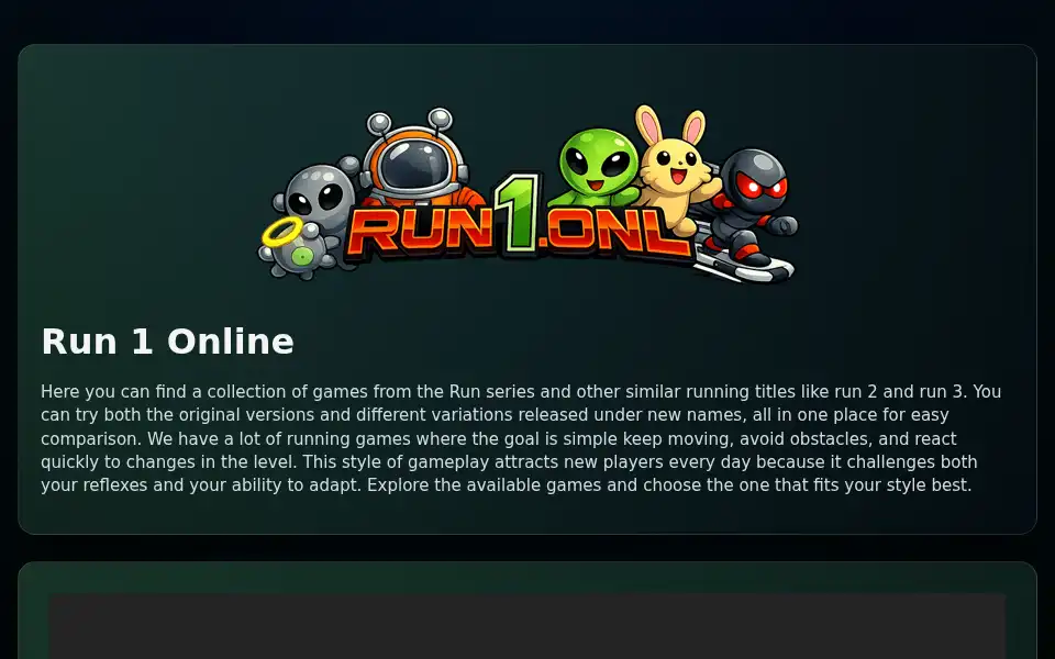 Screenshot of run1.onl