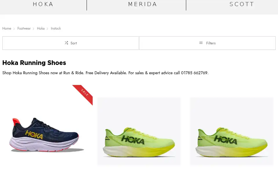 Screenshot of runandride.co.uk