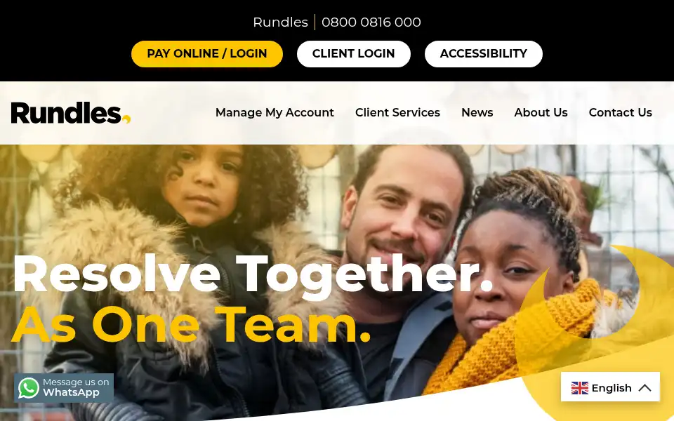 Screenshot of rundles.org.uk