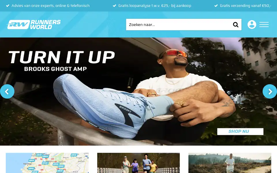 Screenshot of runnersworld.nl