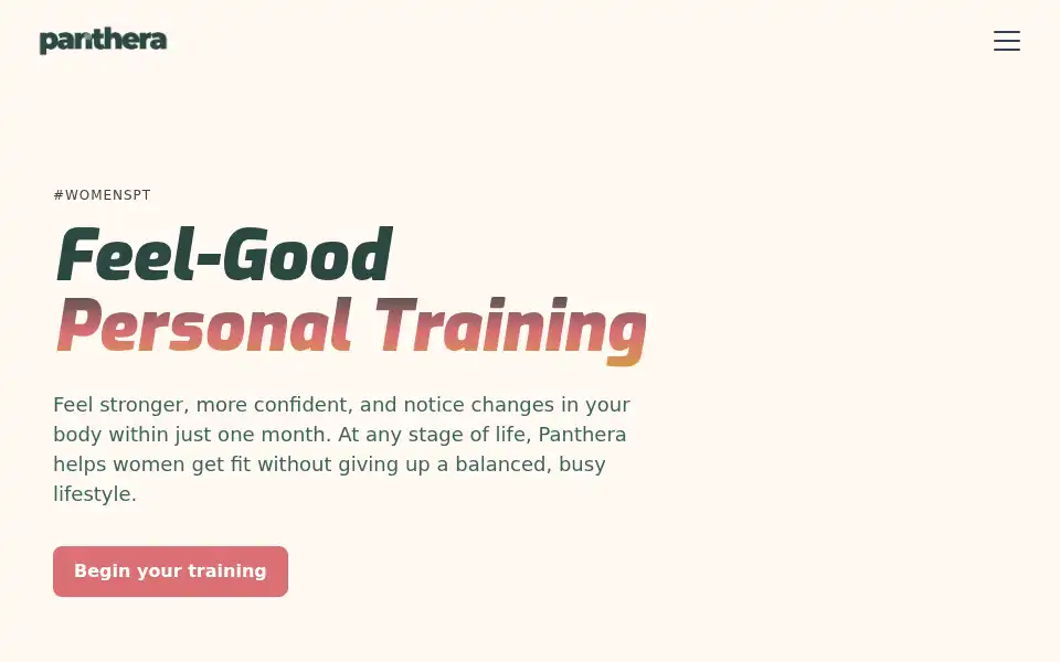 Screenshot of runpanthera.com