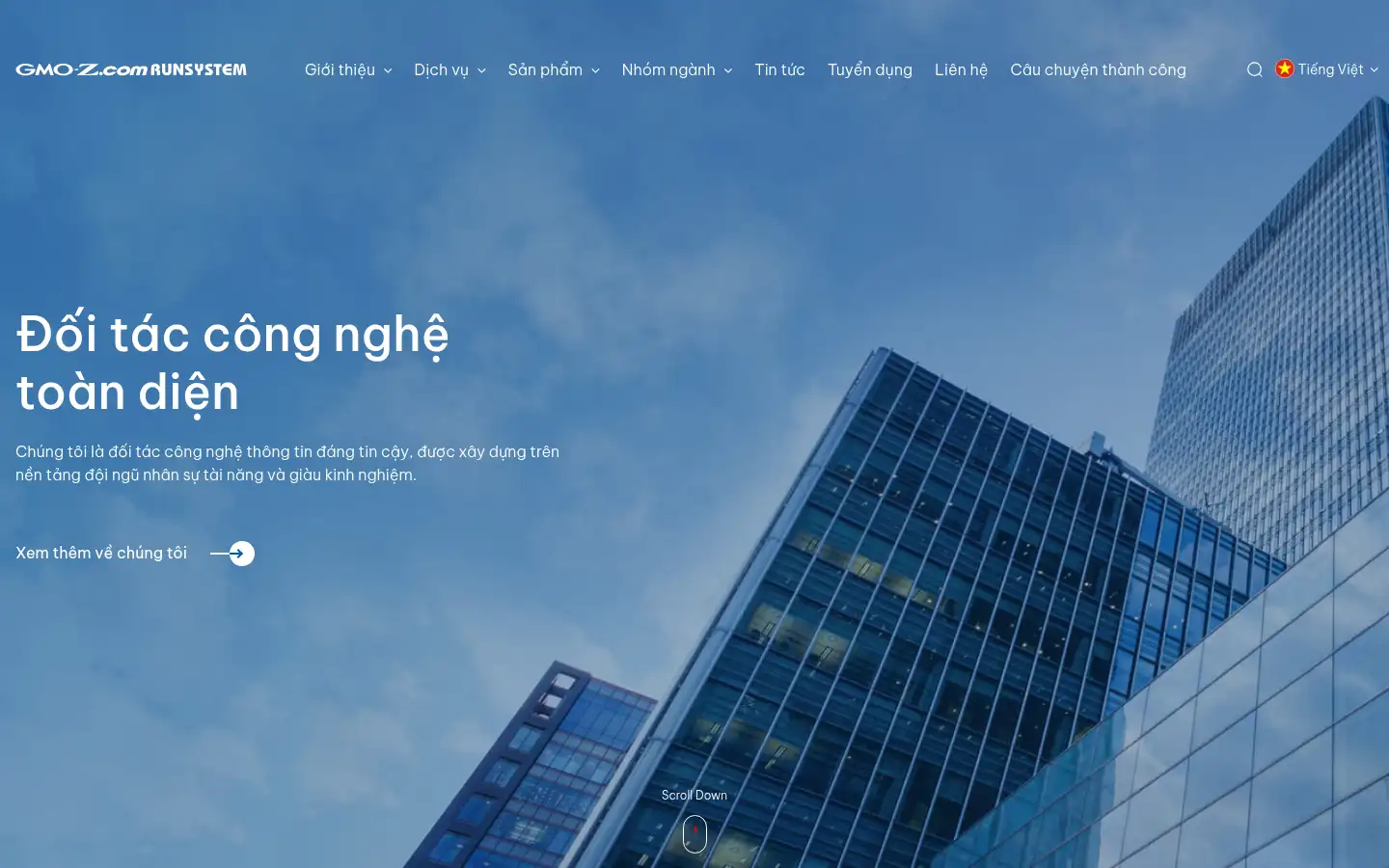 Screenshot of runsystem.net