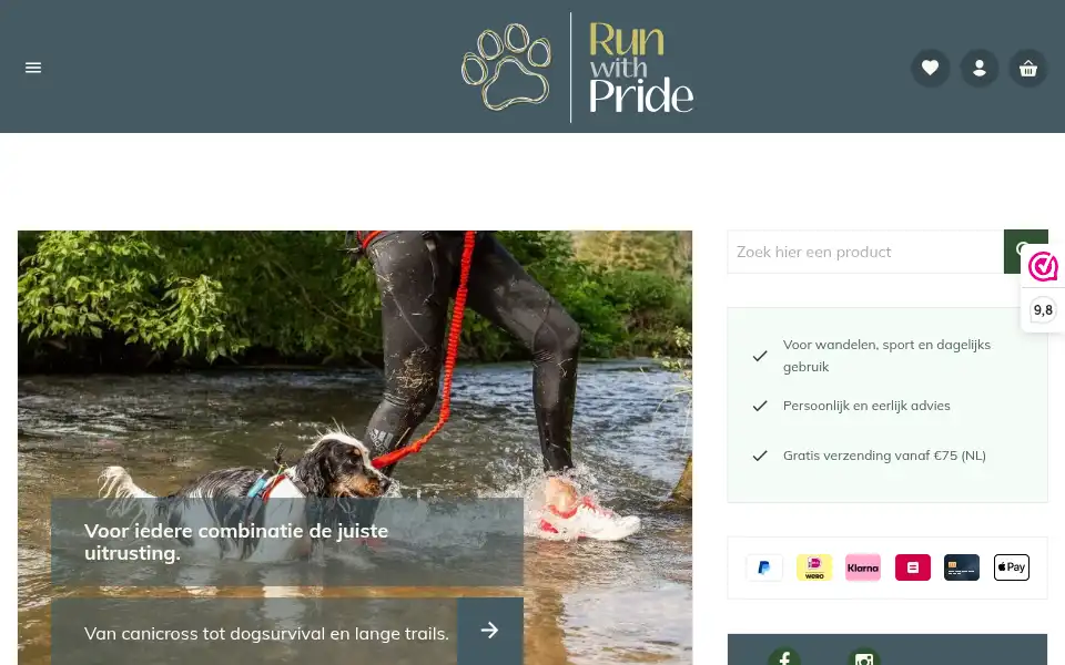 Screenshot of runwithpride.nl