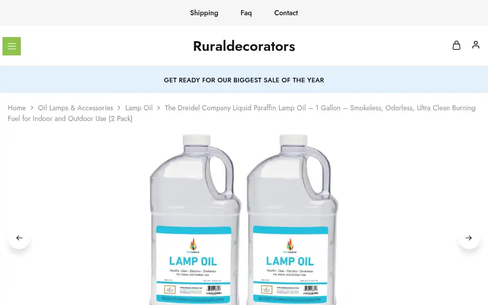 Screenshot of ruraldecorators.co.uk