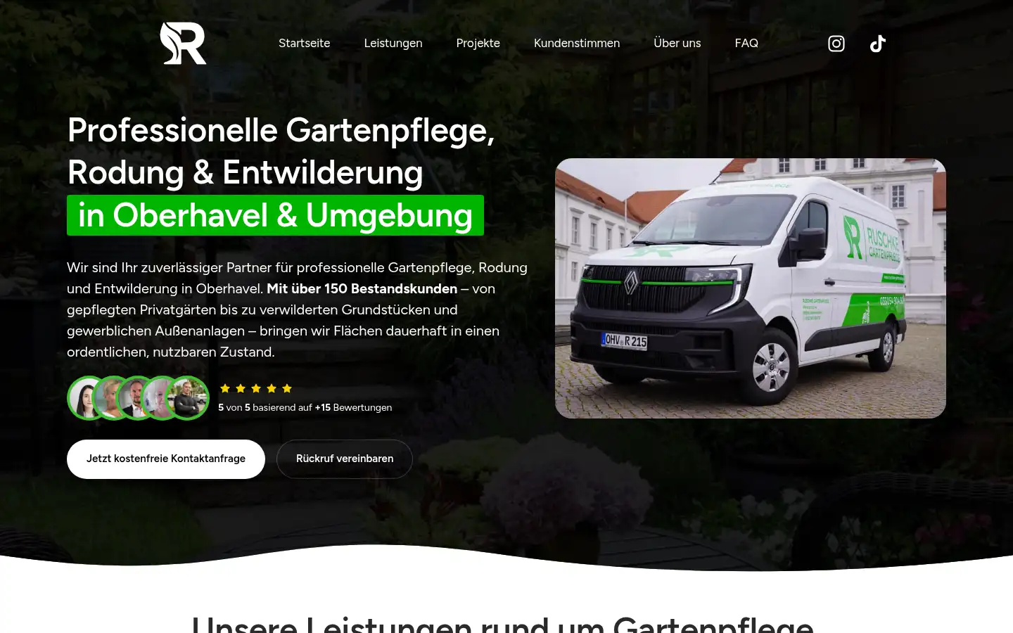 Screenshot of ruschke-gartenpflege.de