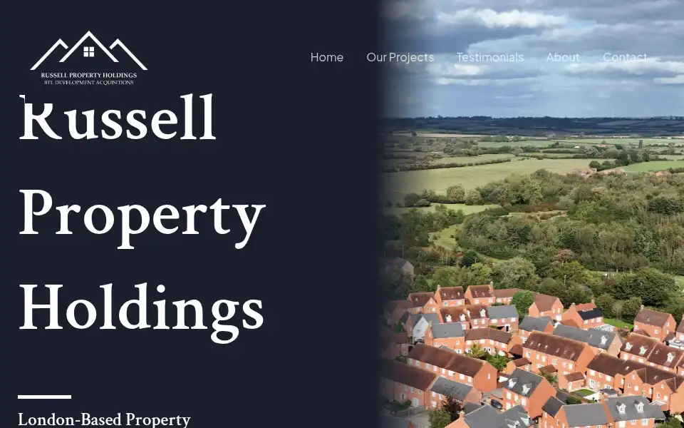 Screenshot of russellpropertyholdings.com