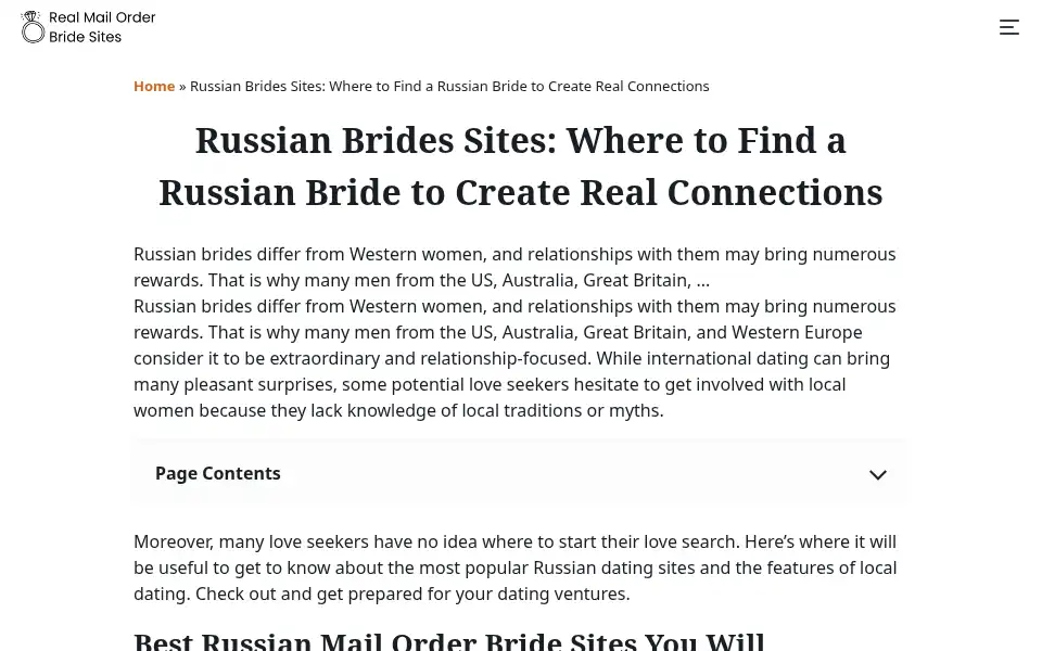 Screenshot of russian-mail-order-brides.online