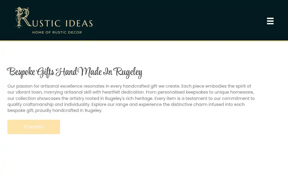 Screenshot of rusticideas.co.uk