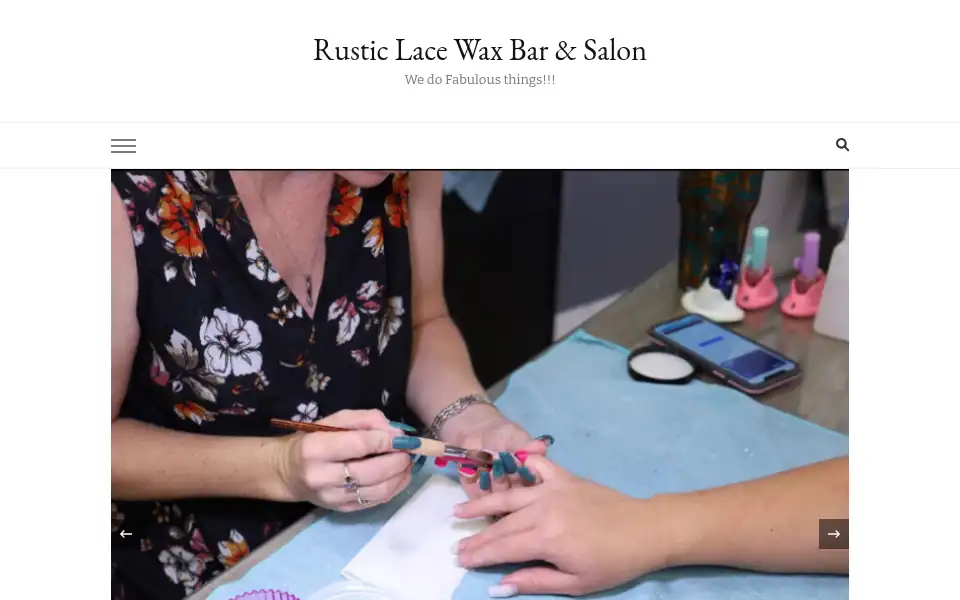 Screenshot of rusticlacesalon.com