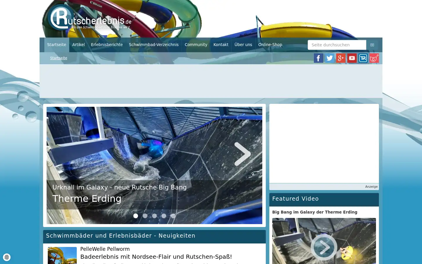 Screenshot of rutscherlebnis.de