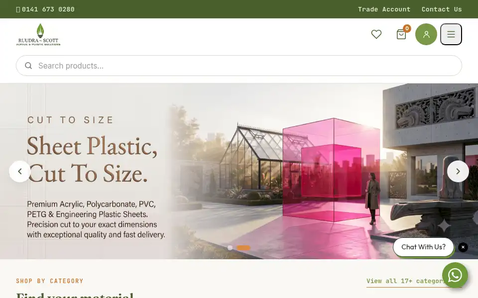 Screenshot of ruudrascottplastics.com