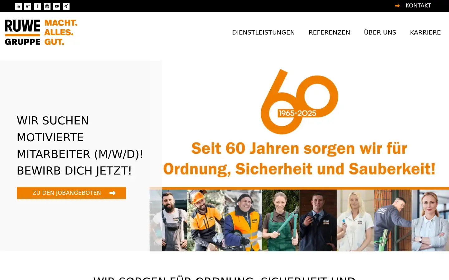 Screenshot of ruwe.de