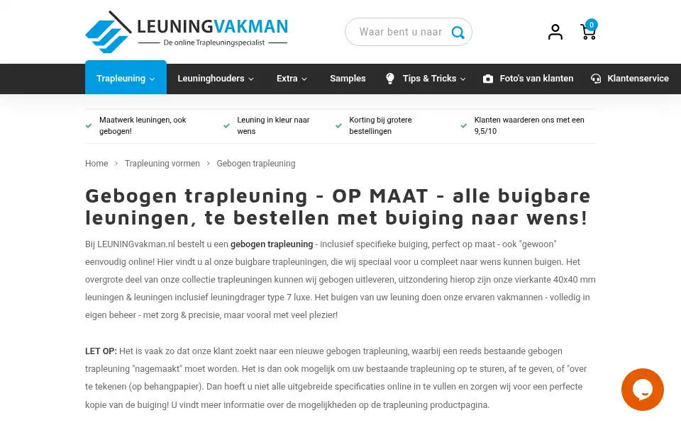 Screenshot of rvsvakman.nl