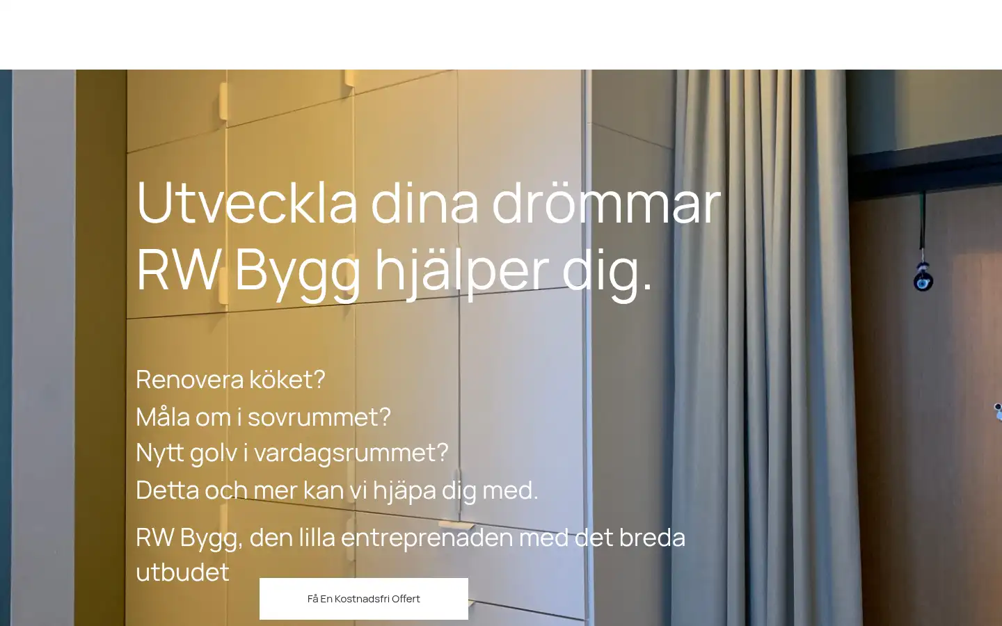 Screenshot of rwbygg.se
