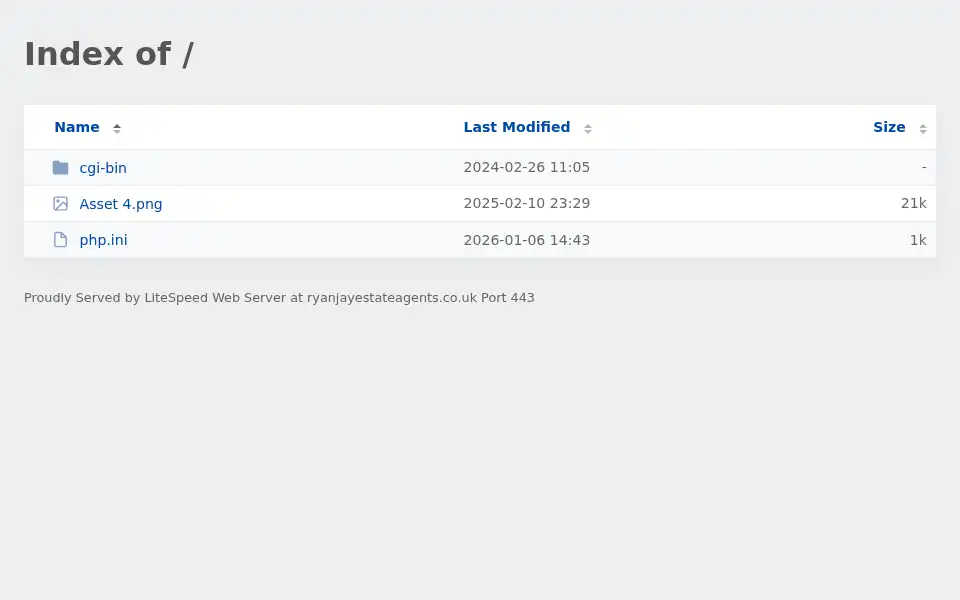 Screenshot of ryanjayestateagents.co.uk