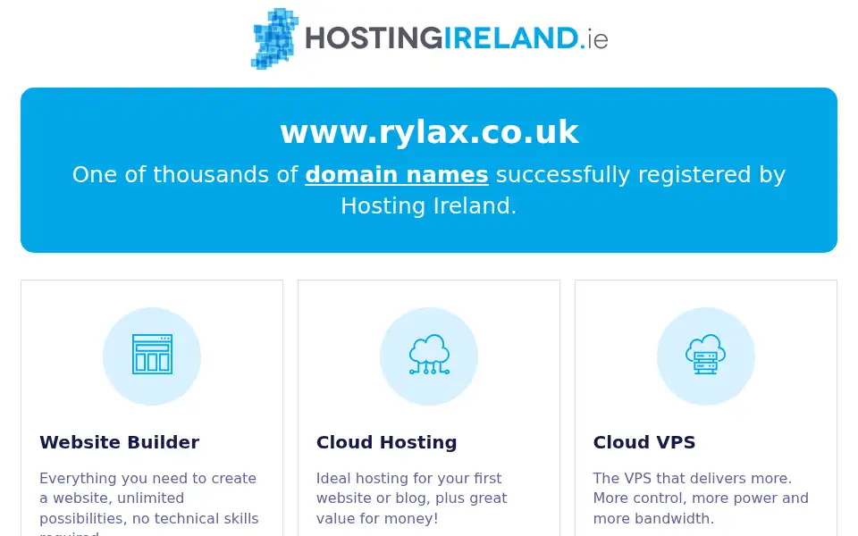 Screenshot of rylax.co.uk