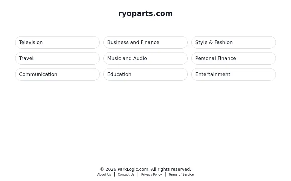 Screenshot of ryoparts.com