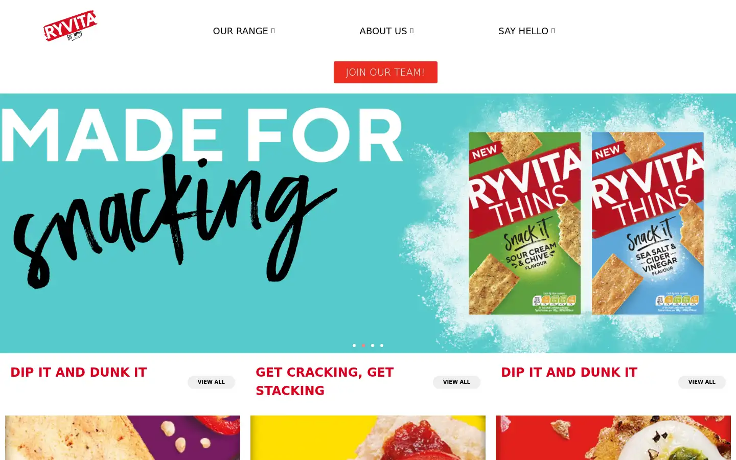 Screenshot of ryvita.co.uk