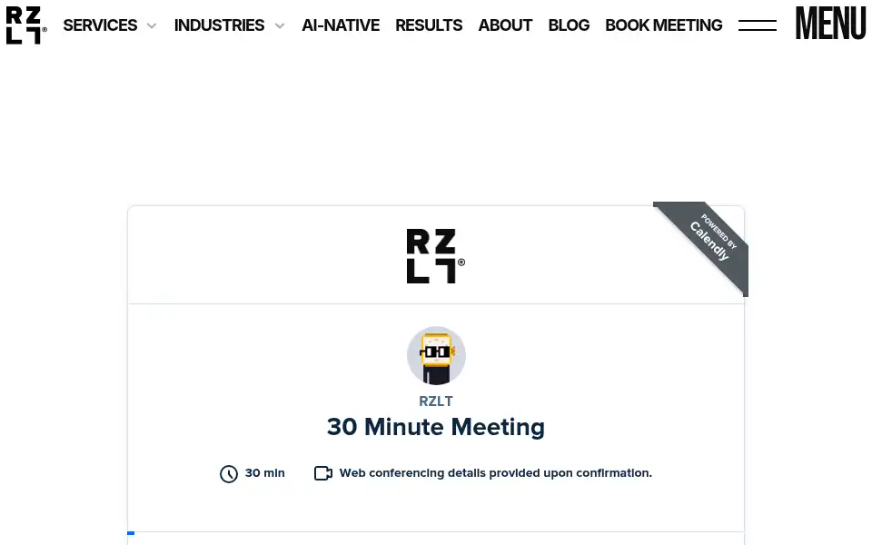 Screenshot of rzlt.io