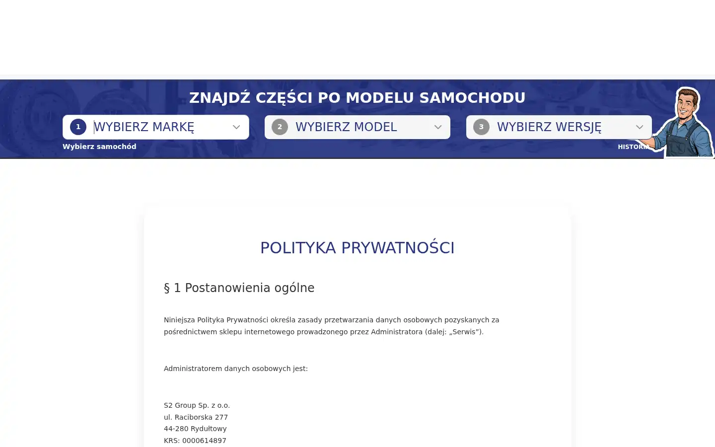 Screenshot of s2-group.pl