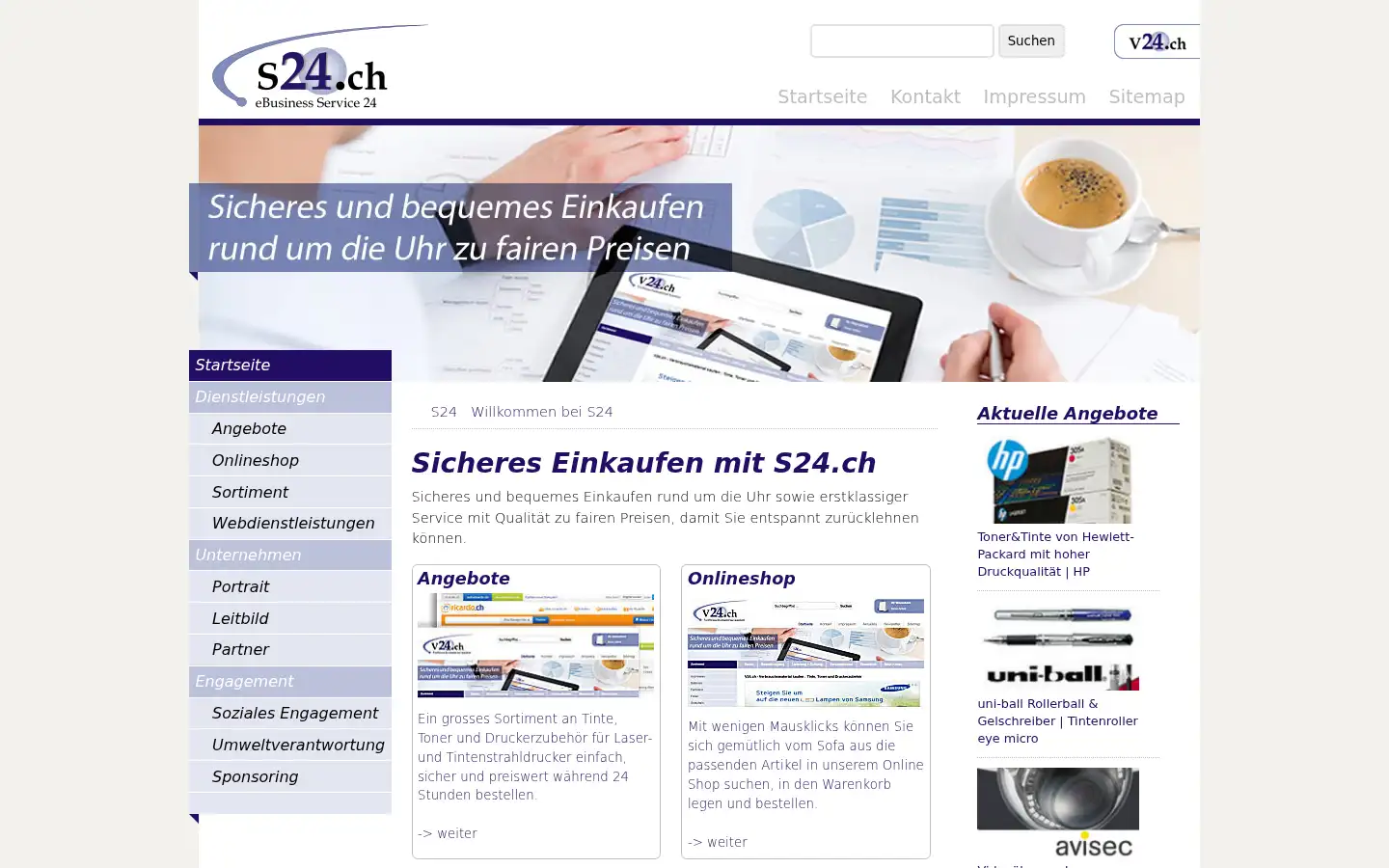 Screenshot of s24.ch