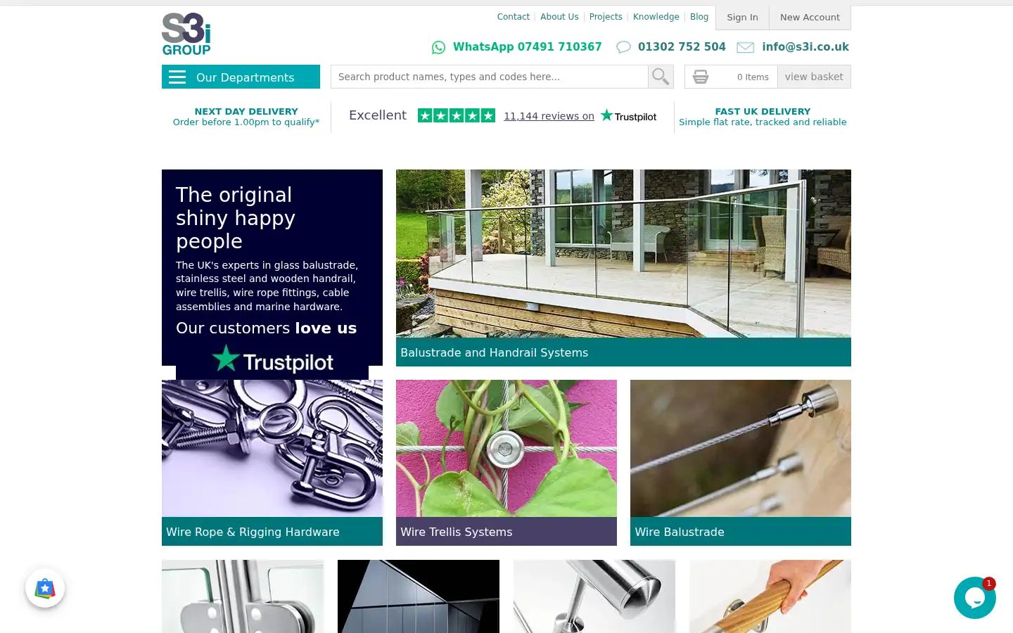 Screenshot of s3i.co.uk