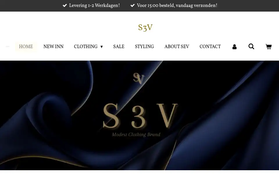 Screenshot of s3v.nl