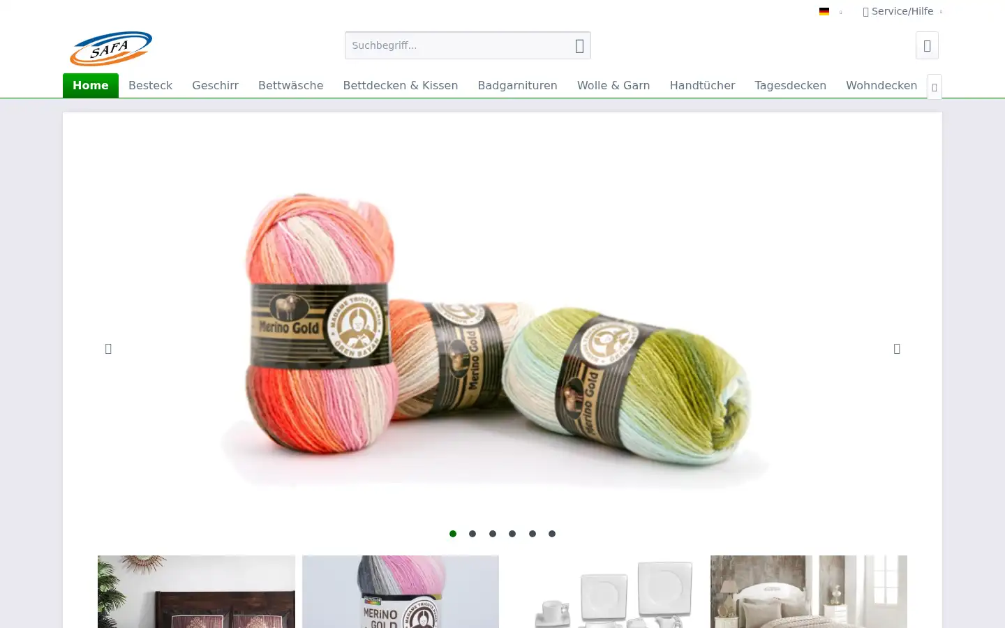 Screenshot of sa-fa.de