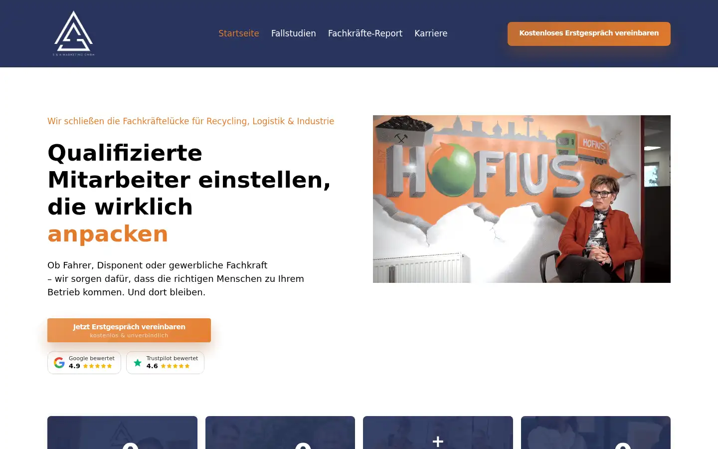 Screenshot of sa-marketing.de