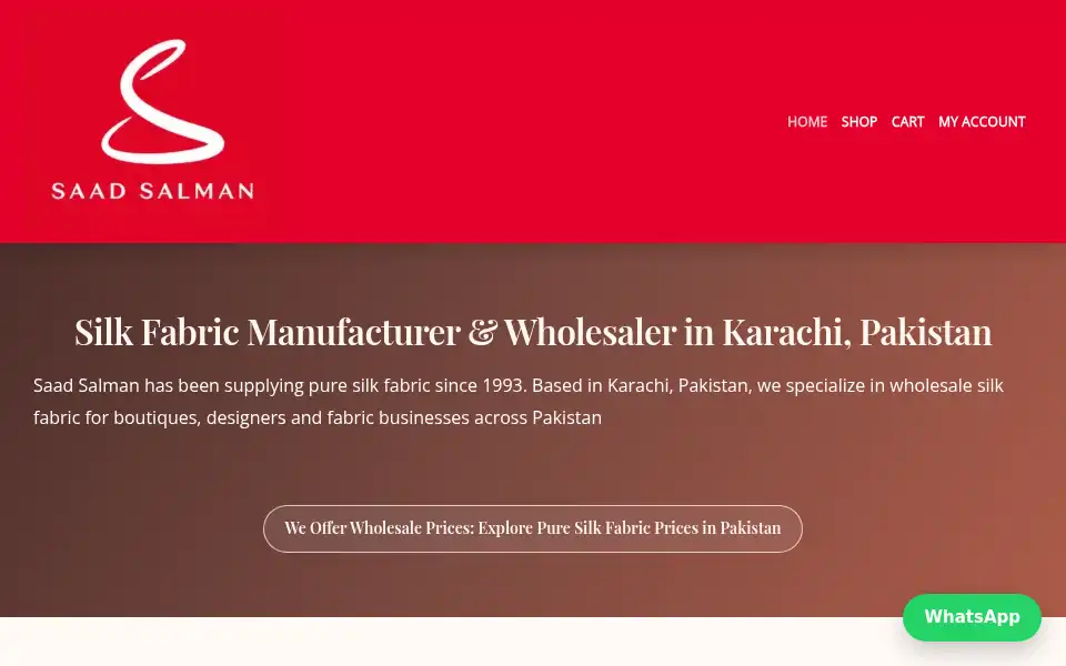 Screenshot of saadsalman.pk