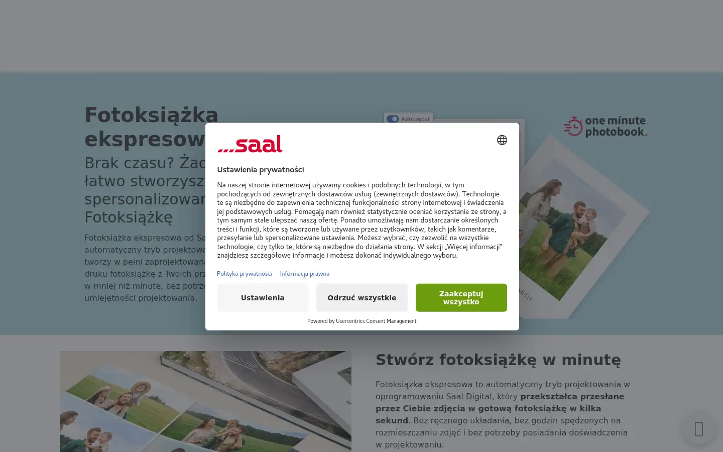 Screenshot of saal-digital.pl