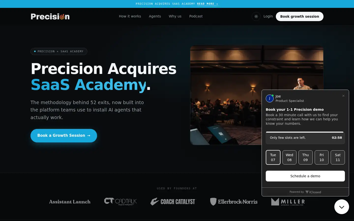Screenshot of saasacademy.com