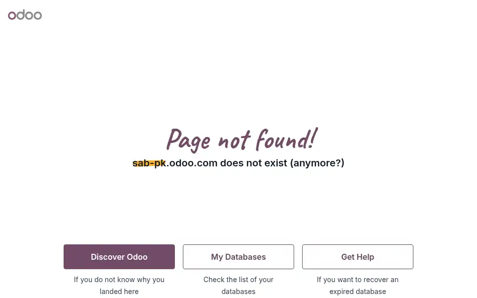 Screenshot of sab-pk.odoo.com
