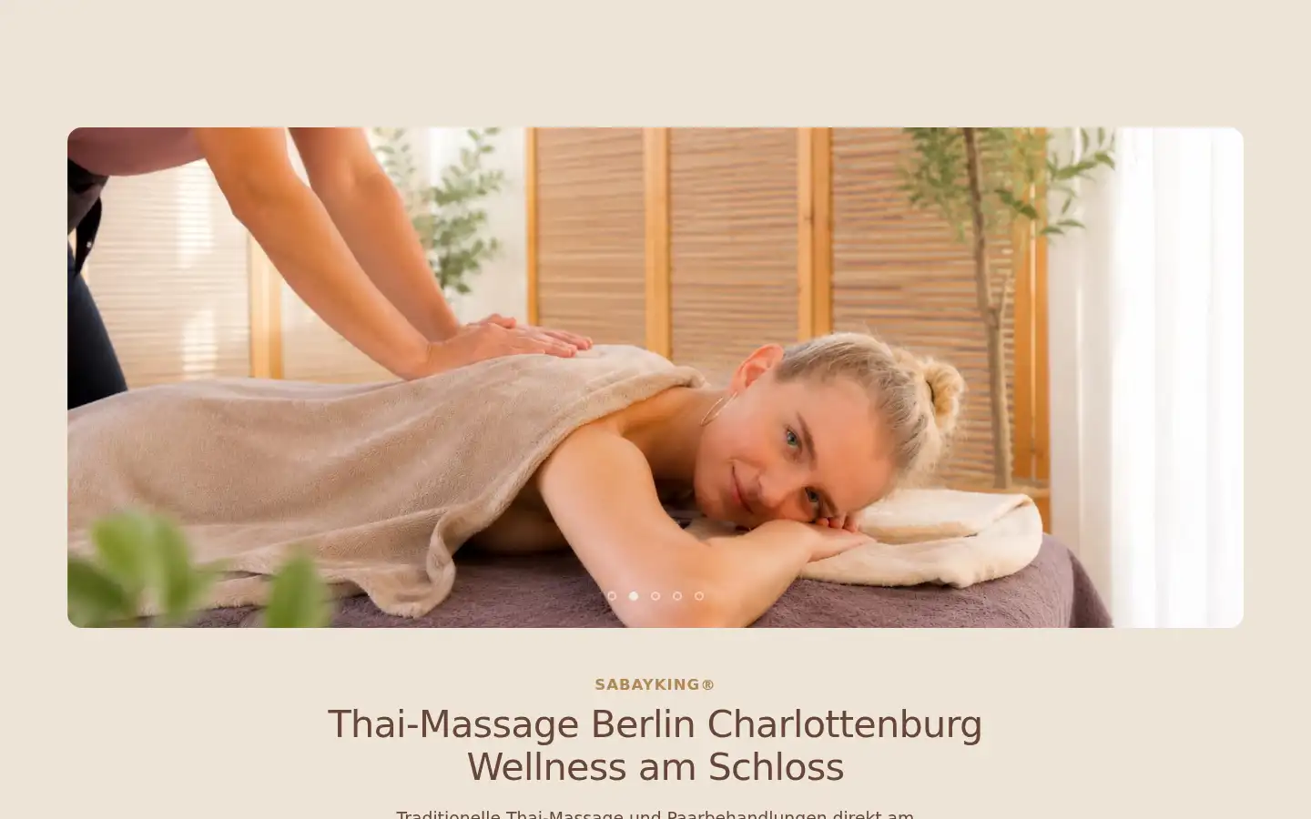 Screenshot of sabayking-thaimassage.de
