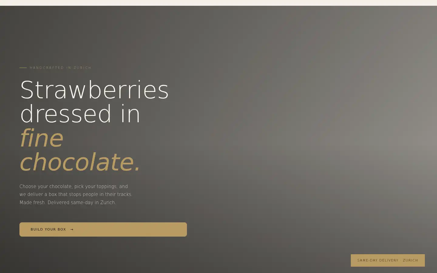 Screenshot of saboreo.ch