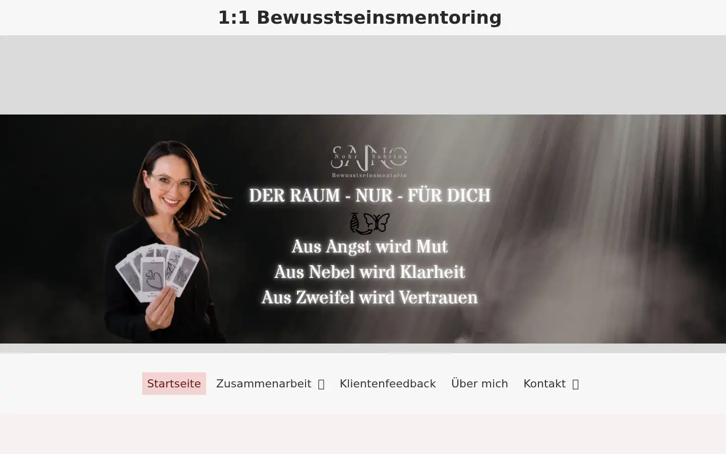Screenshot of sabrinanohr.de