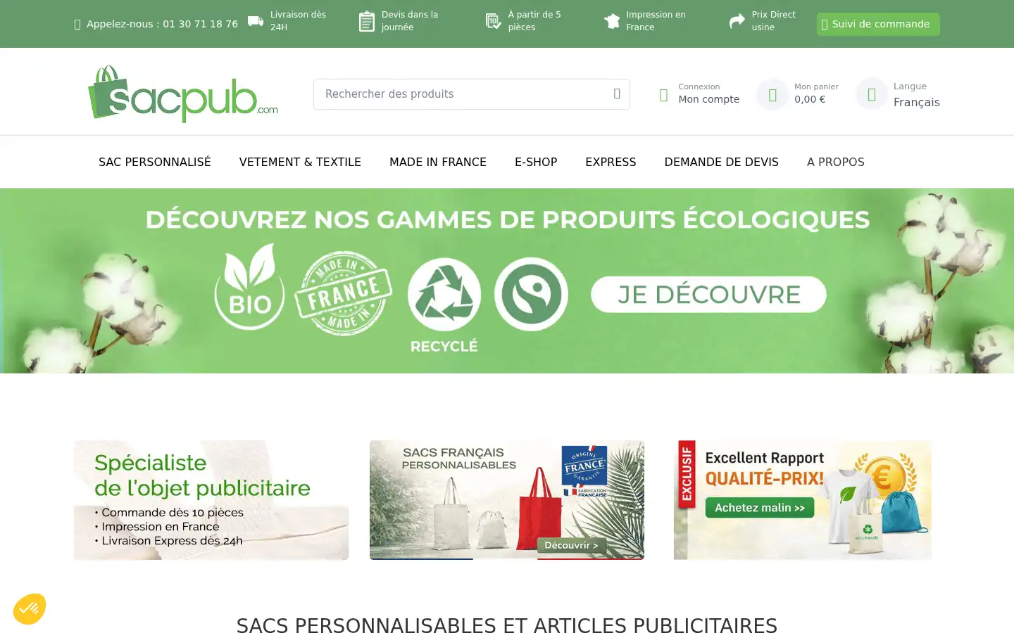 Screenshot of sacpub.com