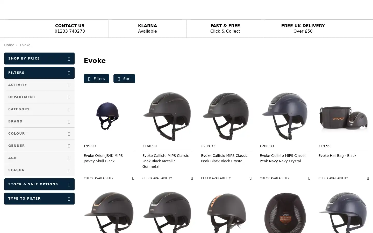Screenshot of saddlesdane.co.uk