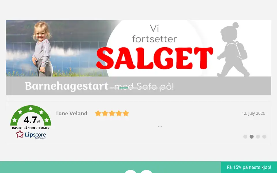 Screenshot of safa.no