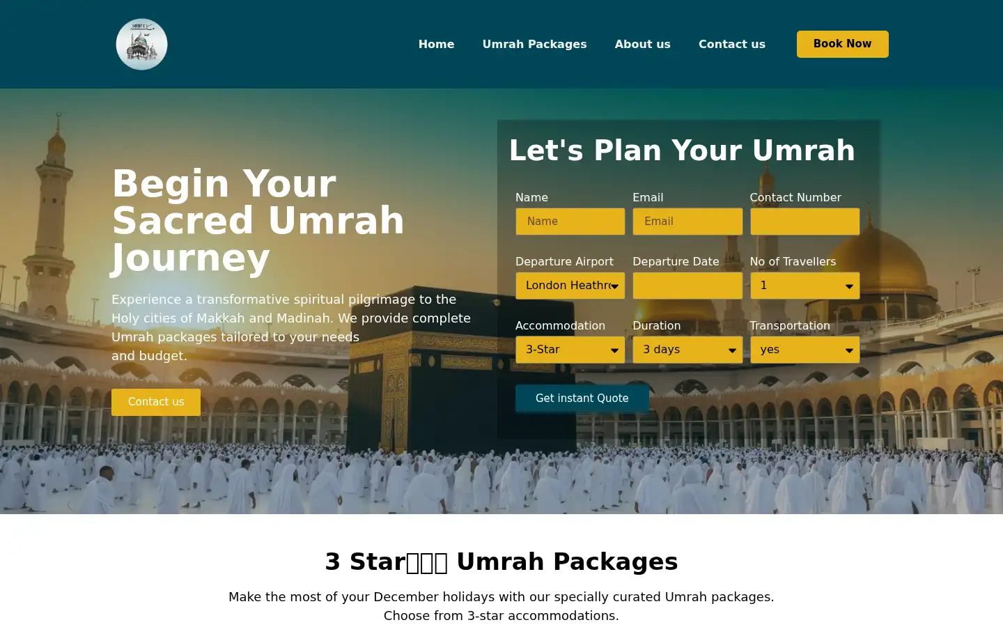 Screenshot of safaremakkah.co.uk