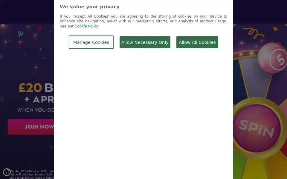 Screenshot of safaribingo.com