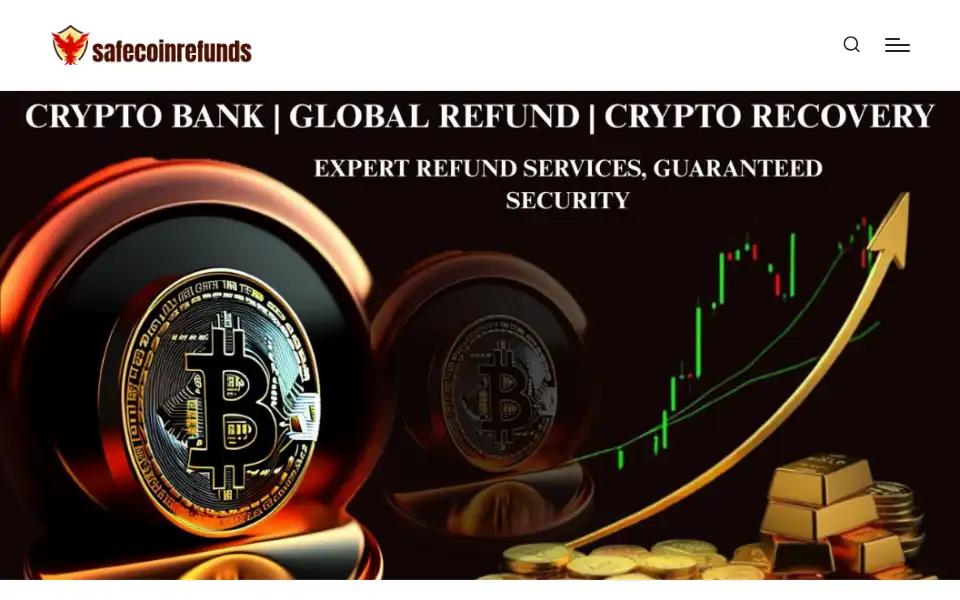 Screenshot of safecoinrefunds.com