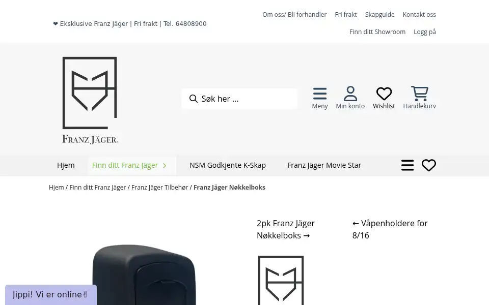 Screenshot of safedirekte.no