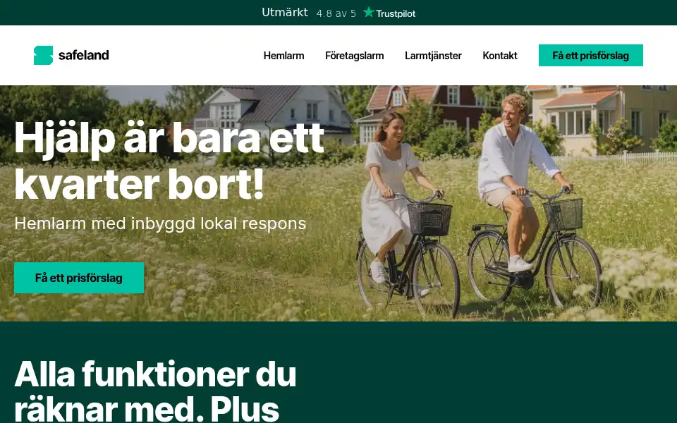 Screenshot of safeland.se