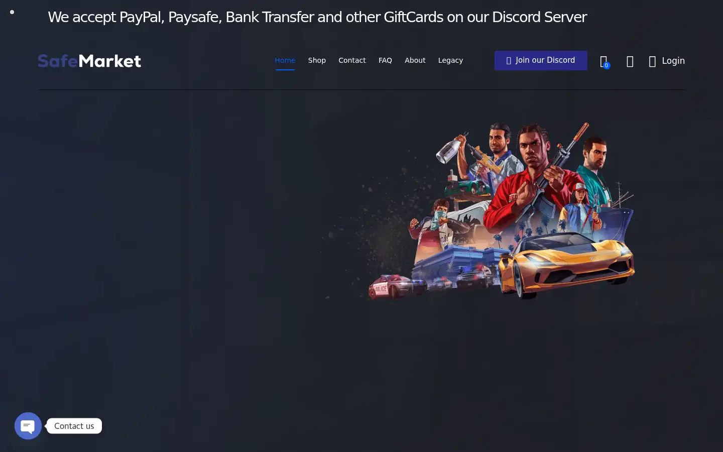Screenshot of safemarket.vip