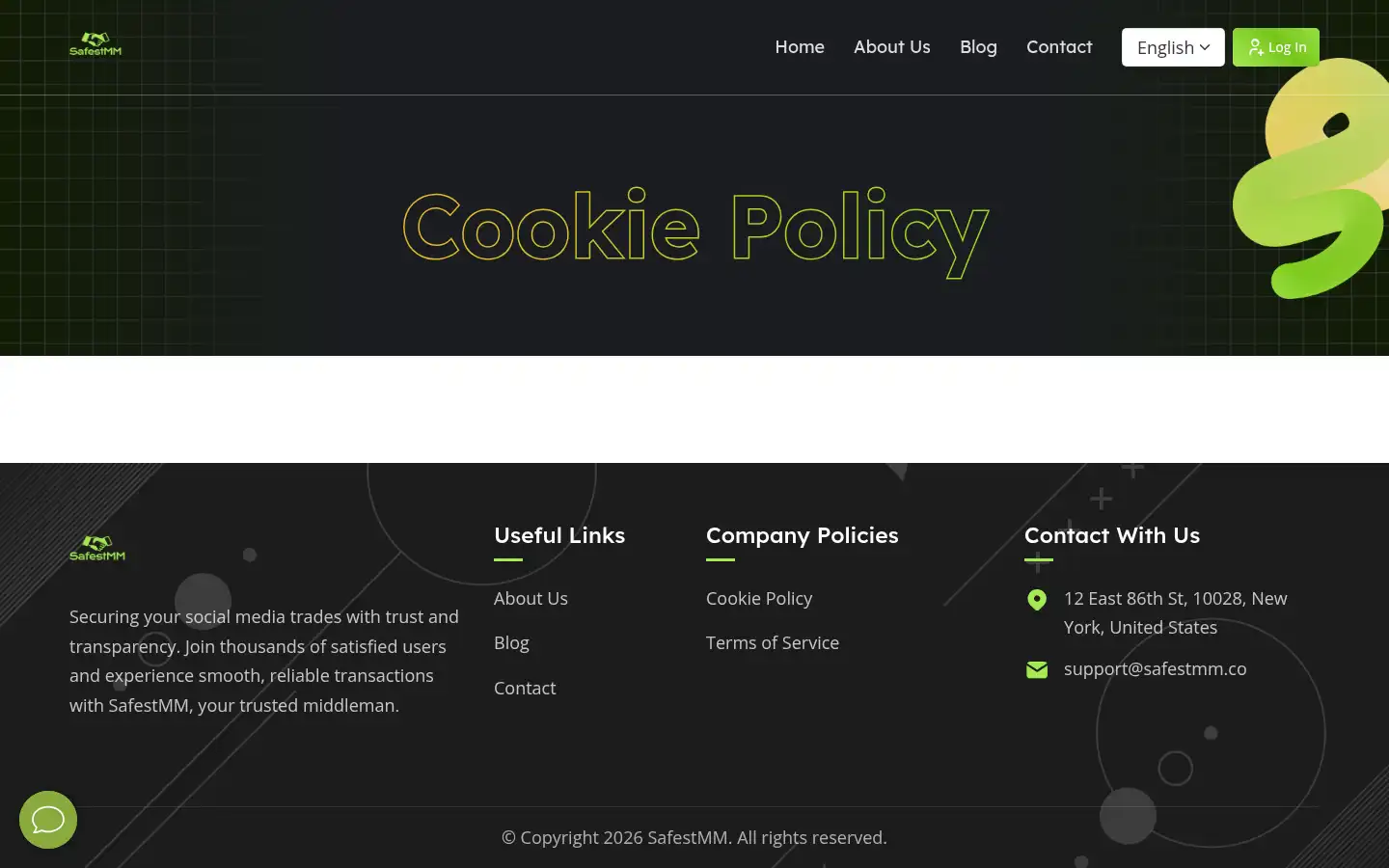 Screenshot of safestmm.co