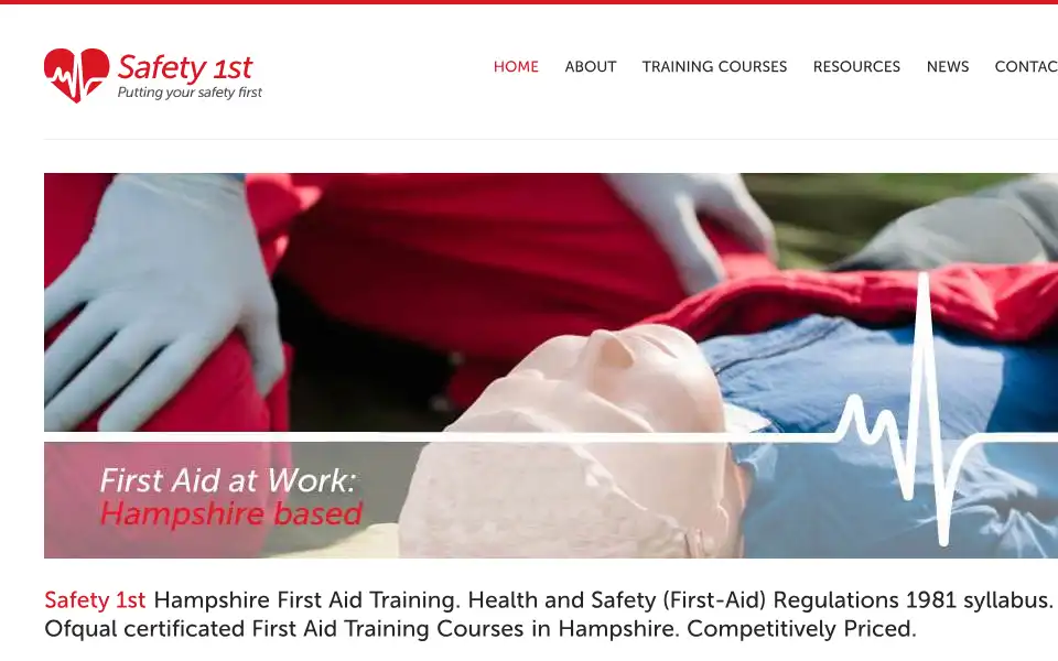 Screenshot of safety1st.biz