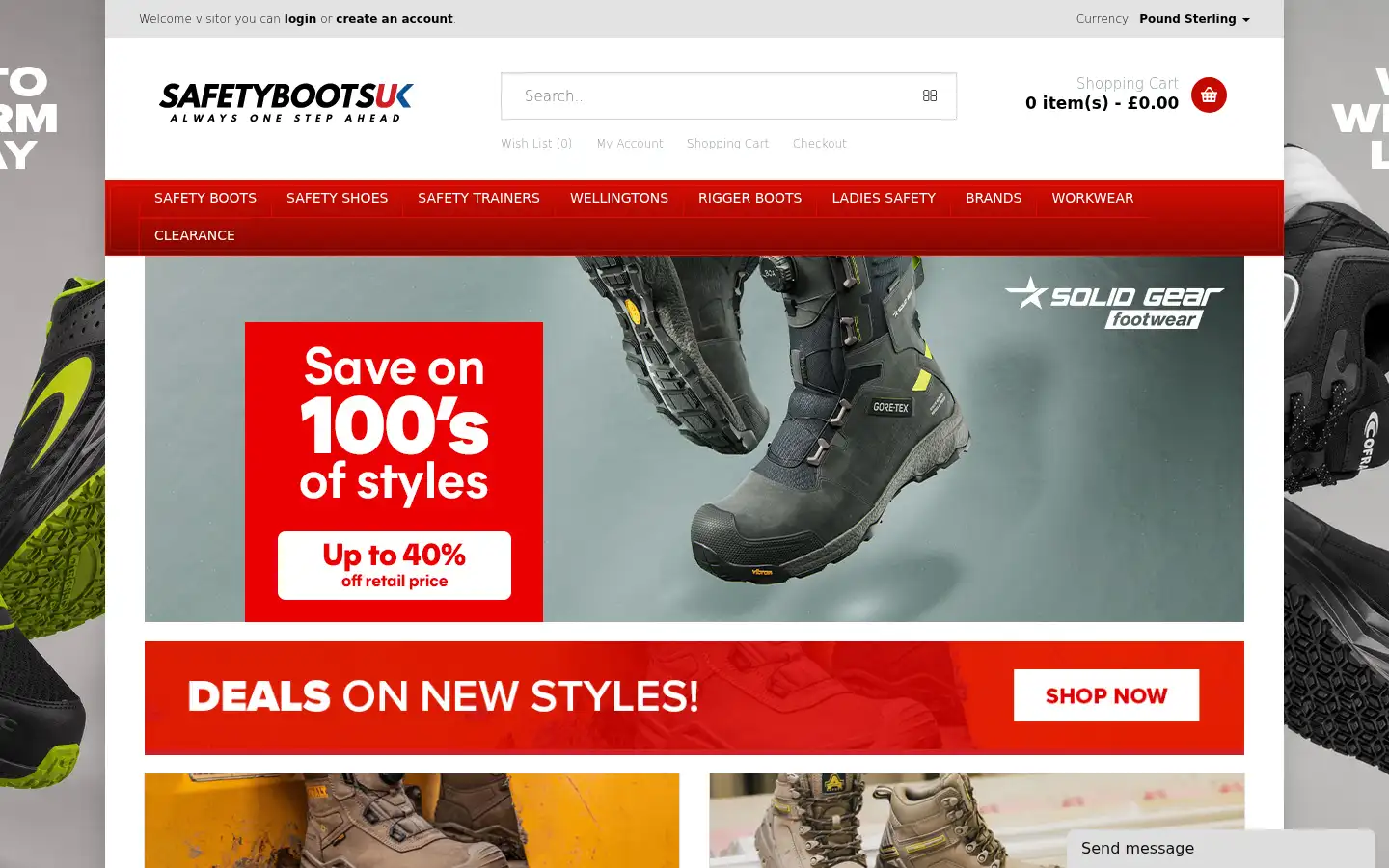 Screenshot of safetybootsuk.co.uk